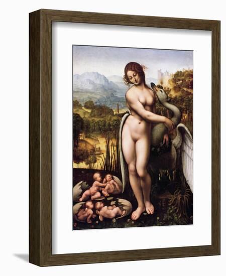 Leda and the Swan-Cesare da Sesto-Framed Giclee Print