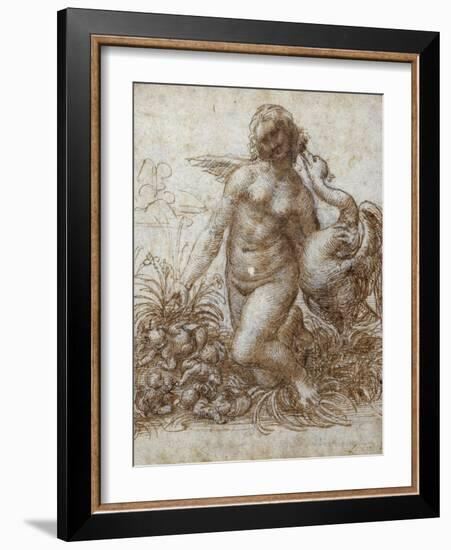 Leda and the Swan-Leonardo da Vinci-Framed Giclee Print