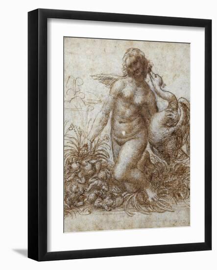 Leda and the Swan-Leonardo da Vinci-Framed Giclee Print