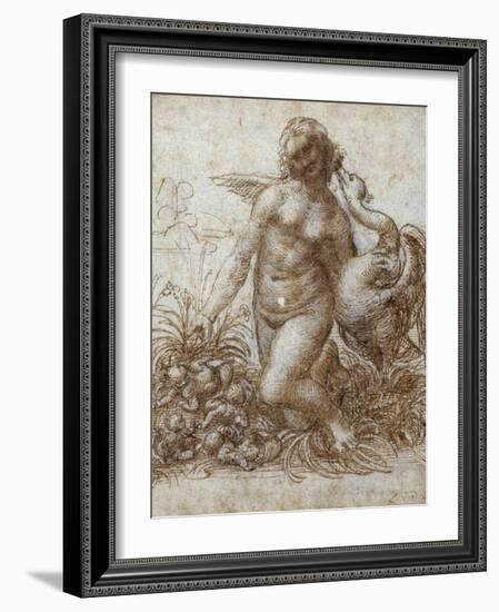 Leda and the Swan-Leonardo da Vinci-Framed Giclee Print