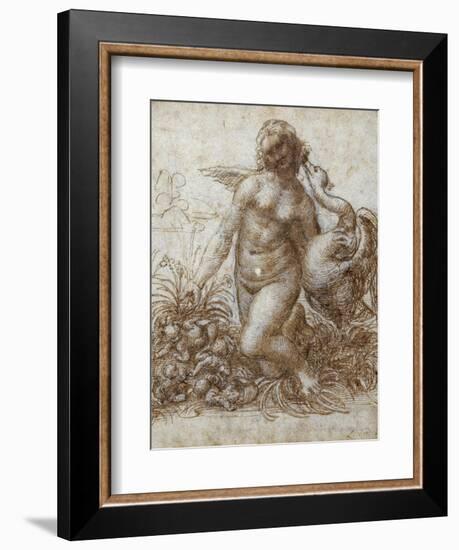 Leda and the Swan-Leonardo da Vinci-Framed Giclee Print