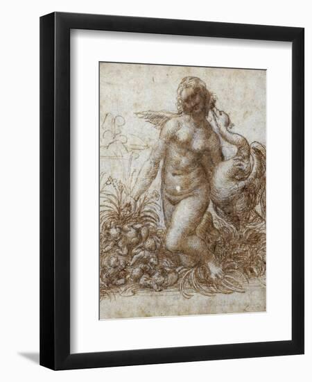 Leda and the Swan-Leonardo da Vinci-Framed Giclee Print