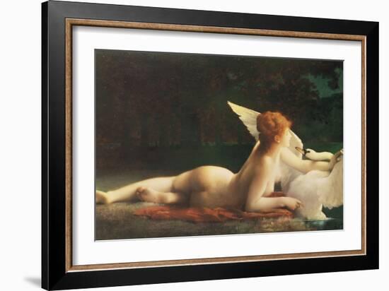 Leda and the Swan-Paul Prosper Tillier-Framed Giclee Print