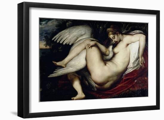 Leda and the Swan-Peter Paul Rubens-Framed Giclee Print