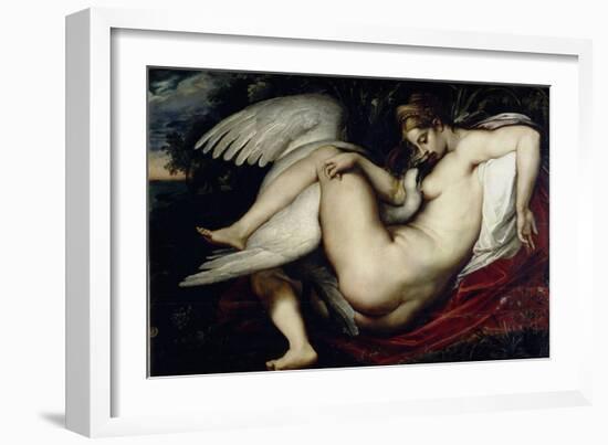 Leda and the Swan-Peter Paul Rubens-Framed Giclee Print