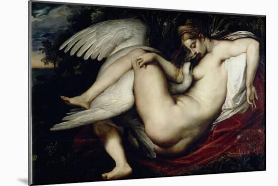 Leda and the Swan-Peter Paul Rubens-Mounted Giclee Print