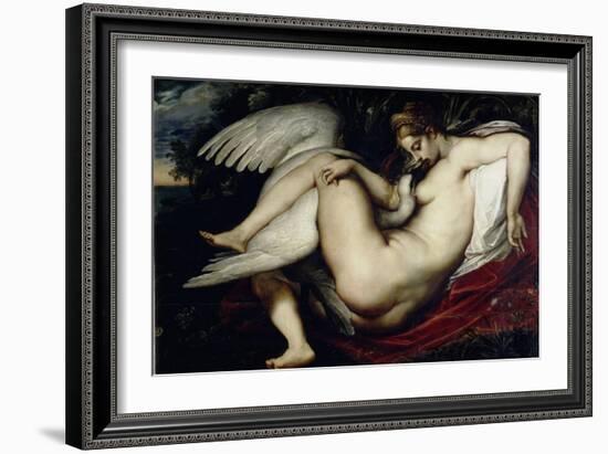 Leda and the Swan-Peter Paul Rubens-Framed Giclee Print