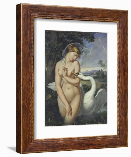 Leda and the Swan-Antonio Raffaele Calliano-Framed Premium Giclee Print