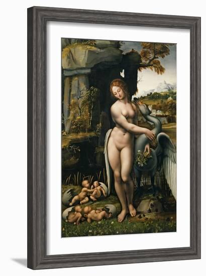 Leda and the Swan-Leonardo da Vinci-Framed Giclee Print