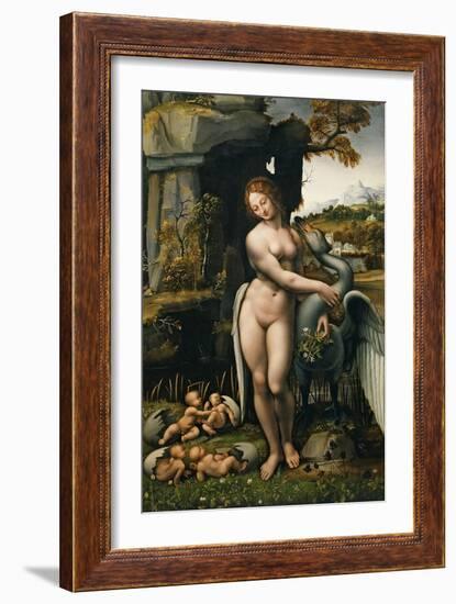 Leda and the Swan-Leonardo da Vinci-Framed Giclee Print