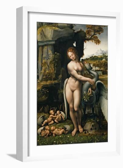 Leda and the Swan-Leonardo da Vinci-Framed Giclee Print