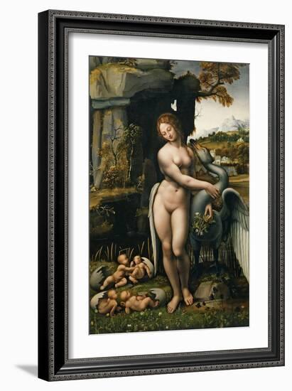 Leda and the Swan-Leonardo da Vinci-Framed Giclee Print