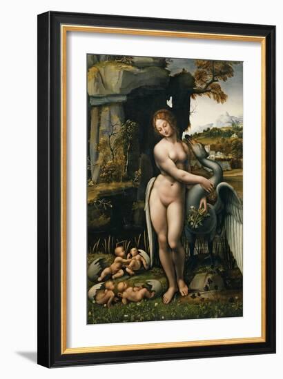 Leda and the Swan-Leonardo da Vinci-Framed Giclee Print