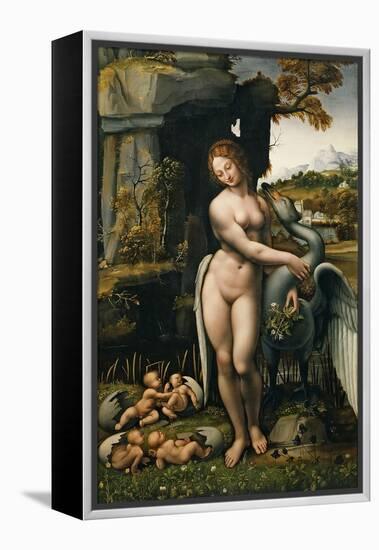 Leda and the Swan-Leonardo da Vinci-Framed Premier Image Canvas