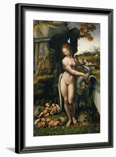 Leda and the Swan-Leonardo da Vinci-Framed Giclee Print