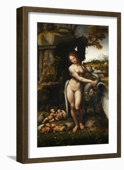 Leda and the Swan-Francesco Melzi-Framed Giclee Print