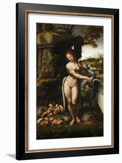 Leda and the Swan-Francesco Melzi-Framed Giclee Print