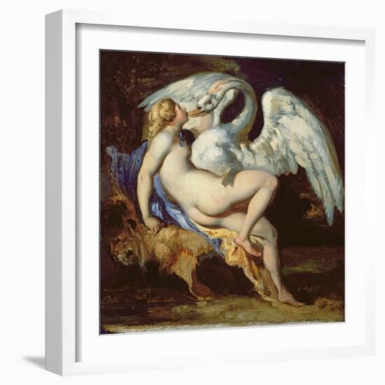 Leda and the Swan-Théodore Géricault-Framed Giclee Print