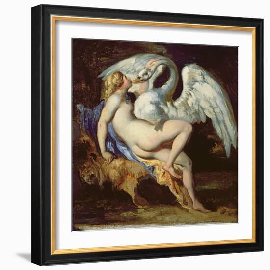 Leda and the Swan-Théodore Géricault-Framed Giclee Print