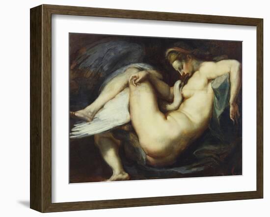 Leda and the Swan-Peter Paul Rubens-Framed Giclee Print