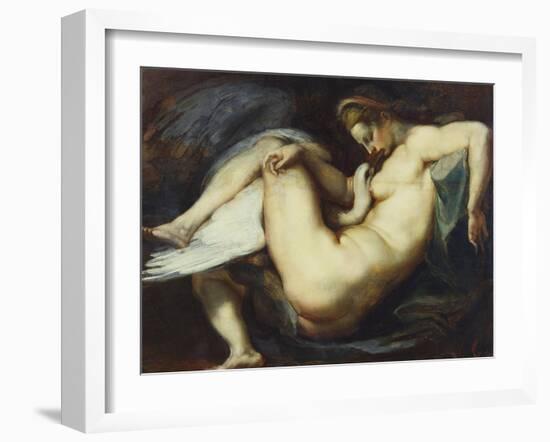 Leda and the Swan-Peter Paul Rubens-Framed Giclee Print