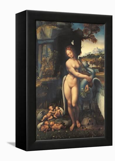 Leda, by Copy From Leonardo Da Vinci, 1505 - 1507, 16th Century,-Leonardo da Vinci-Framed Premier Image Canvas