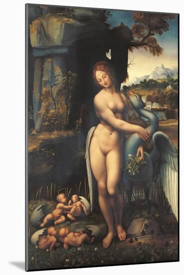 Leda, by Copy From Leonardo Da Vinci, 1505 - 1507, 16th Century,-Leonardo da Vinci-Mounted Giclee Print