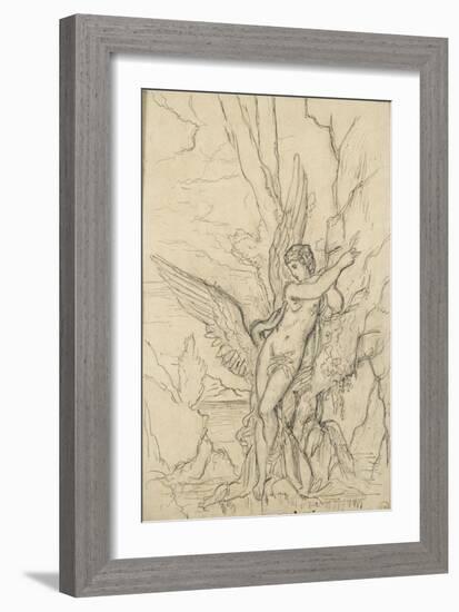 Léda-Gustave Moreau-Framed Giclee Print