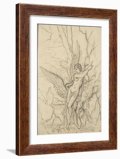 Léda-Gustave Moreau-Framed Giclee Print