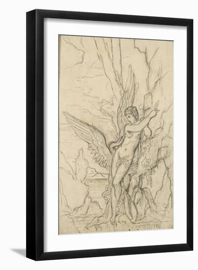 Léda-Gustave Moreau-Framed Giclee Print