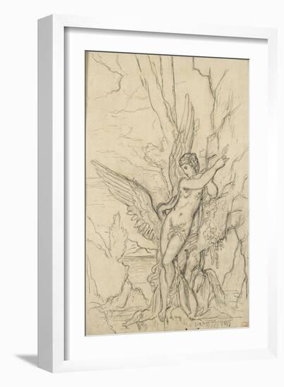 Léda-Gustave Moreau-Framed Giclee Print