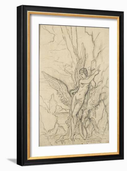 Léda-Gustave Moreau-Framed Giclee Print