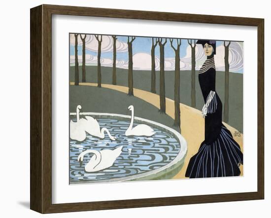 Leda-Juan Gris-Framed Giclee Print