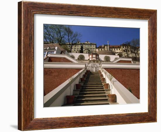 Ledeburska Garden, Palace Gardens, Prague Castle, Prague, Czech Republic, Europe-Neale Clarke-Framed Photographic Print