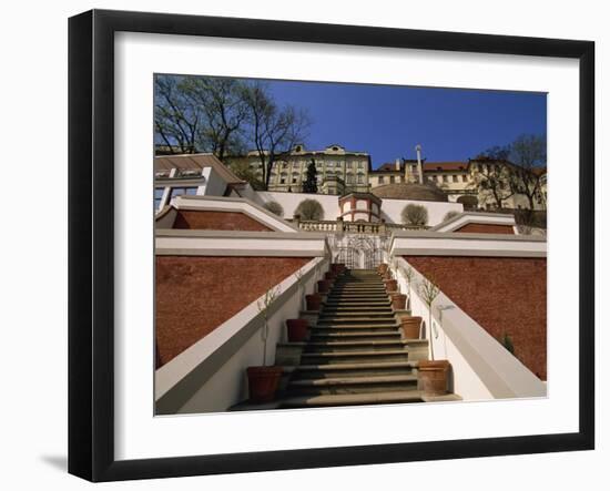 Ledeburska Garden, Palace Gardens, Prague Castle, Prague, Czech Republic, Europe-Neale Clarke-Framed Photographic Print