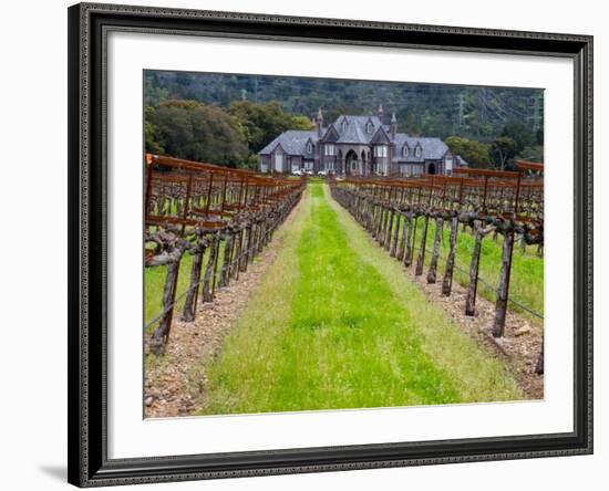 Ledson Winery, Sonoma Valley, California, USA-Julie Eggers-Framed Photographic Print