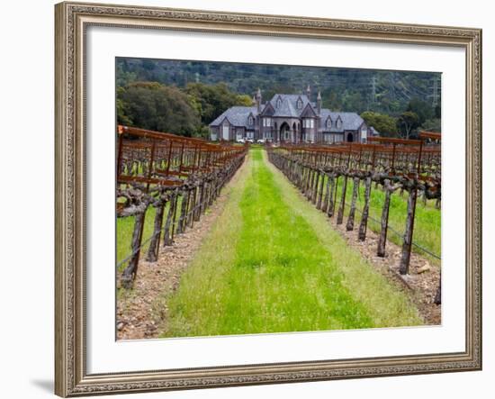 Ledson Winery, Sonoma Valley, California, USA-Julie Eggers-Framed Photographic Print