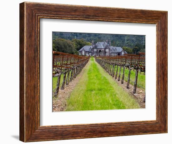 Ledson Winery, Sonoma Valley, California, USA-Julie Eggers-Framed Photographic Print