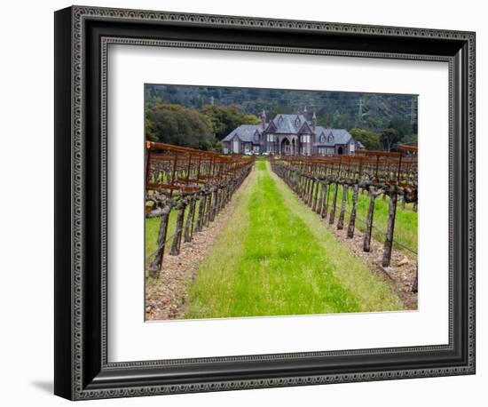 Ledson Winery, Sonoma Valley, California, USA-Julie Eggers-Framed Photographic Print