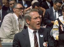Actor Paul Newman and Playwright Arthur Miller Among Crowd Attending Democratic National Convention-Lee Balterman-Framed Premium Photographic Print