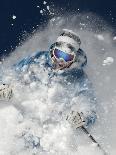 Skier in deep powder at Alta, Utah-Lee Cohen-Photographic Print