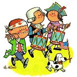 Colonial Marching Band - Jack & Jill-Lee de Groot-Giclee Print
