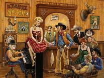 Wild Wild West Saloon-Lee Dubin-Giclee Print