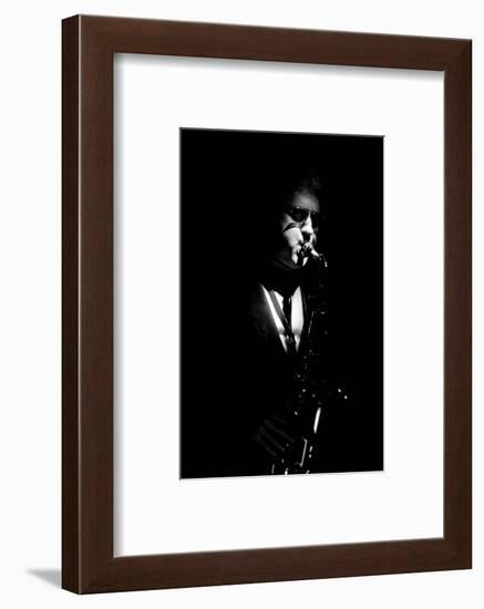 Lee Konitz, Ronnie Scott's, Soho, London, November, 1986-Brian O'Connor-Framed Photographic Print