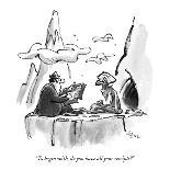 "What the hell, Senator?let's cut to the chase." - New Yorker Cartoon-Lee Lorenz-Premium Giclee Print