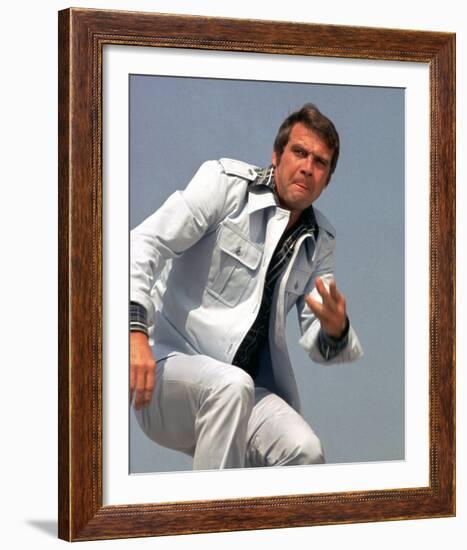 Lee Majors, The Six Million Dollar Man (1973)-null-Framed Photo