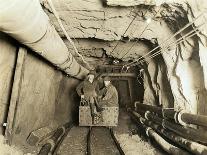 Great Northern - Cascade Tunnel Construction, 1928-Lee Pickett-Premier Image Canvas