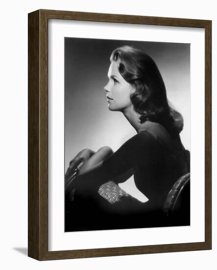 Lee Remick, 1958 (b/w photo)-null-Framed Photo