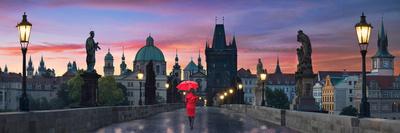 Dawn at Charles Bridge-Lee Sie-Photographic Print