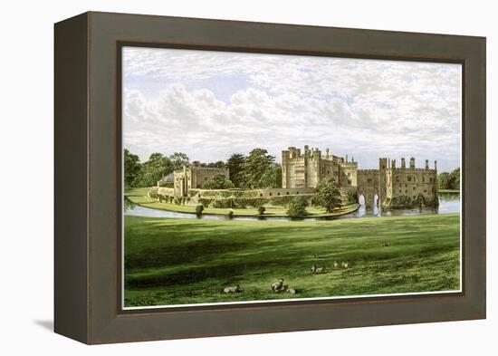 Leeds Castle, Kent, Home of the Wykeham-Martin Family, C1880-Benjamin Fawcett-Framed Premier Image Canvas